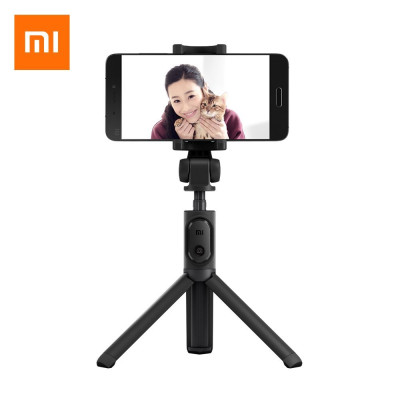 Добави още лукс Джаджи Луксозен селфи стик със статив и Bluetooth бутон оригинален Xiaomi Mi Tripod Selfie Stick черен